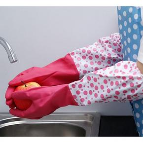 做家务必备# 双一 防水耐用加厚手套 2双 10.7元包邮(15.7-5券)