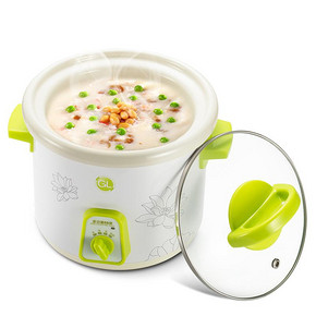 宝妈可备#格朗 陶瓷内胆电炖锅1L 38.8元包邮(58.8-20券)