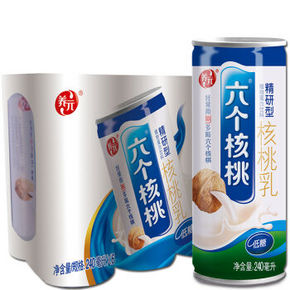养元 六个核桃 精研型核桃乳植物蛋白饮料 240ml*6罐 15.9元