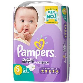 Pampers 帮宝适 特级棉柔系列 紫帮 纸尿裤 S62片 69.9元