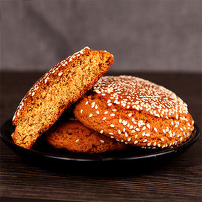 鑫炳记 山西特产原味太谷饼 70g*30个 送绿豆饼100g  19.9元包邮(29.9-10券)