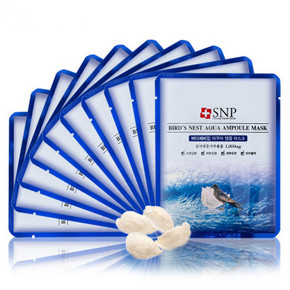赶走法令纹#SNP 海洋燕窝补水保湿面膜 25ml*10片 59元