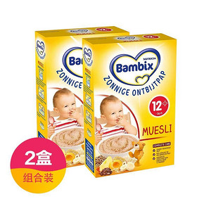 营养更全面# Bambix 营养什锦水果米糊 250g*2盒 32.45元(19+2.2+10)