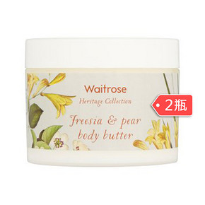Waitrose 小苍兰& 梨子味身体润霜 330ml*2罐 54元包邮(64-10券)