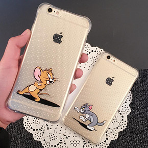 苹果的新衣# 艾林伊艾 iphone6 透明硅胶防摔超薄手机壳  1.5元包邮(4.5-3券)