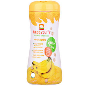 Happy Baby 禧贝 有机香蕉泡芙圈 60g 折11元(199-100)