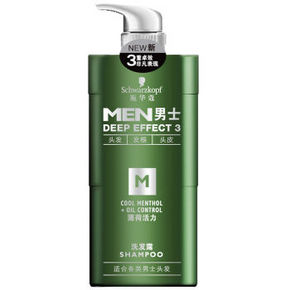 施华蔻 男士薄荷活力洗发露 450ml 39元