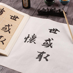 中国艺术# 曹一阁 四尺四开熟宣纸100张 6.9元包邮(9.9-3券)