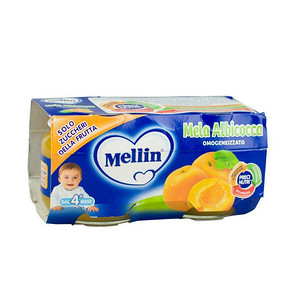 Mellin 美林 婴幼儿辅食杏子泥 100g×2瓶 9.9元