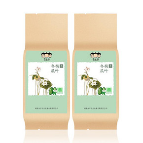 消消小肚腩# 手足情 冬瓜荷叶茶组合 150g*2袋 9.9元包邮(29.9-20券)