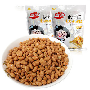 嘉盈 多味脆香瓜子仁500g*2包 22.8元包邮(27.8-5券)