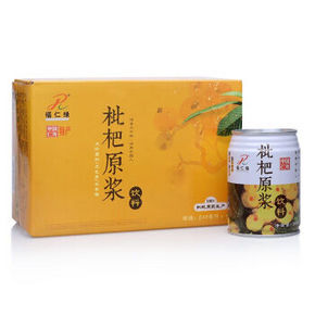 福仁缘 枇杷原浆饮料  枇杷果汁 245ml*6听 12.9元