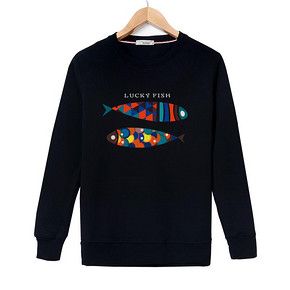 伊衫奇恋 男士圆领印花卫衣 39.9元包邮(79.9-40券)