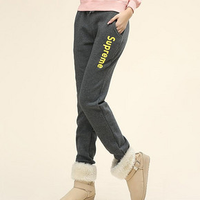 Luck Bain 加绒宽松运动裤 39元包邮(49-10券)