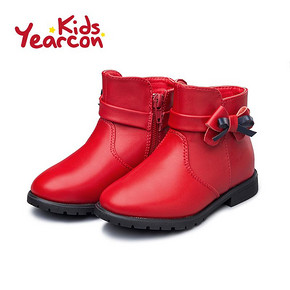 前90秒半价# 意尔康 儿童短毛绒短靴 15点 139返69.5元