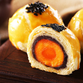 厦门特产# 佰翔空厨 蛋黄酥 6粒装 26元包邮(36-10券)