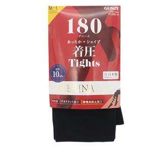 GUNZE SABRINA 女士保暖加压丝袜 黑色 180D 折55.5元(352-153)