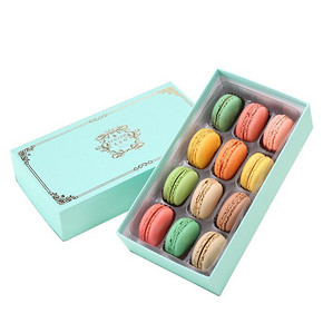 艾菲勒 正宗法式手工马卡龙 12枚礼盒 19.9元包邮(29.9-10券)