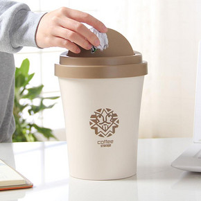 告别杂乱# 居都 桌面垃圾桶 9.9元包邮(14.9-5券)