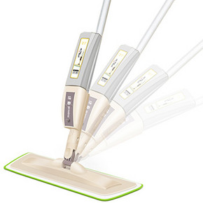 即拖即干# 曼彩 懒人免手洗旋转喷雾拖把 38元包邮(58-20券)