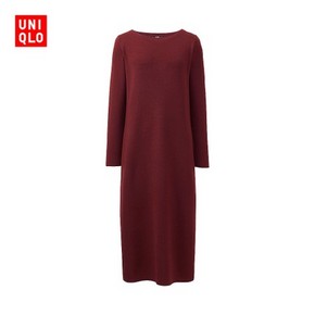 UNIQLO 优衣库 女装针织直筒连衣裙 199元