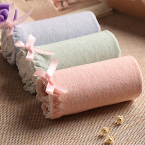 那年19岁 韩版纯棉内裤 3条 19.8元包邮(39.8-20券)