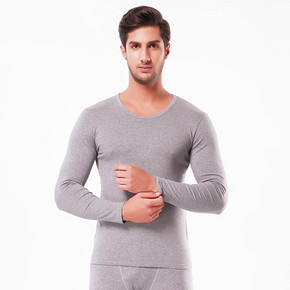 雅兰朵 男士保暖圆领内衣套装  34元包邮(49-15券)