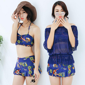 泡温泉去# 颖熙梦 泳衣女三件套 49元包邮(79-30券)