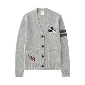 UNIQLO 优衣库 女士羊仔毛混纺V领开衫 99元