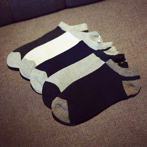 买一送一# RRVF 浅口棉质短袜 5双装 折7.5元(双重优惠)