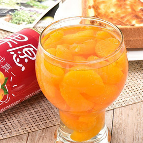 果秀 糖水黄桃+蜜桔罐头425g*4罐 19.5元包邮(24.5-5券)