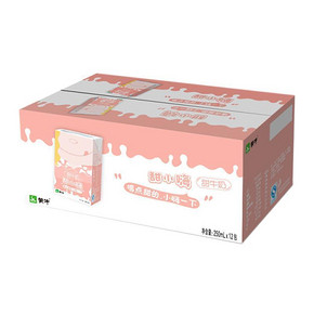 蒙牛 甜小嗨 甜牛奶 女版 250ml*12盒*2箱 51元(买2免1)