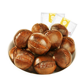 零食炒货# 粒上皇 开口甘栗120g*2袋 14.9元包邮(19.9-5券)