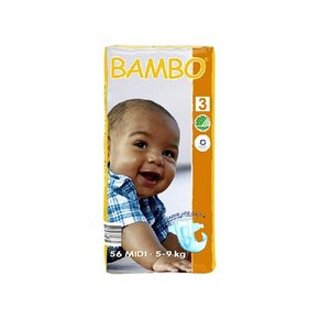 BAMBO 班博 经典系列纸尿裤 3号 S码 56片装 49.9元