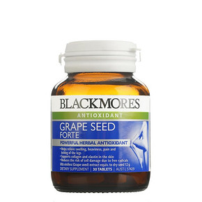 前1000名半价# Blackmores 葡萄籽精华 30粒 12000mg 89返44.5元