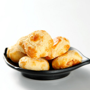 香酥小饼# 柏兆记 一口酥休闲奶香饼 16颗*2盒 15.8元包邮(20.8-5券)