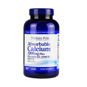 普丽普莱 牡蛎壳钙+维生素D软胶囊 1200mg*200粒 69元(2件包邮)