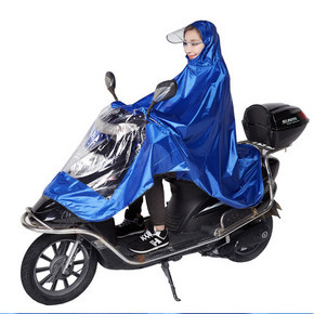 骑车不怕淋湿# 胖胖家居 加大加厚电动车雨衣 14.9元包邮(19.9-5券)