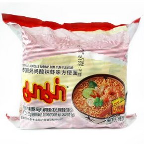 限东北# 泰国 妈妈（MAMA） 酸辣虾味方便面 275g 五联包 折4.2元(99-50)
