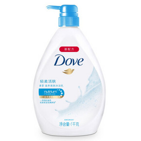 多芬 Dove 滋养美肤沐浴乳 轻柔活肤1000g 29.9元