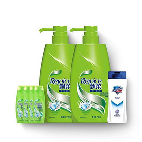 飘柔 滋润去屑洗发露(750ml*2+80ml*4)+沐浴露200ml 48.9元