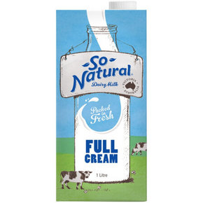 临期好价# 澳洲进口牛奶 So Natural 全脂UHT牛奶 1L  1.99元