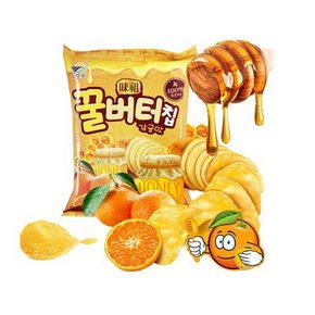 JIUR 九日 蜂蜜黄油薯片 柑橘味 60g 5元