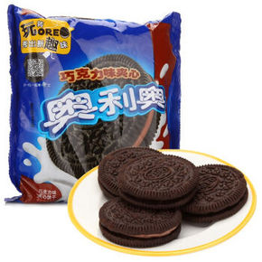 奥利奥 夹心巧克力味饼干 390g 10.9元