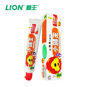 小狮王 木糖醇儿童牙膏 桔子味 40g 折3.5元(6.8，99-50)