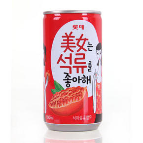 韩国进口乐天石榴汁饮料180ml*6  16.9元
