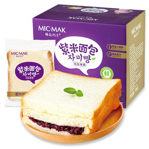 咪克玛卡 紫米面包 770g 13.8元包邮(18.8-5券)