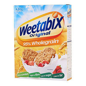 Weetabix 维多麦 天然全麦营养早餐小饼 430g 23.8元