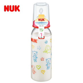 NUK 标准PP彩色奶瓶 240ml 折32.5元/件(65元，2件5折)