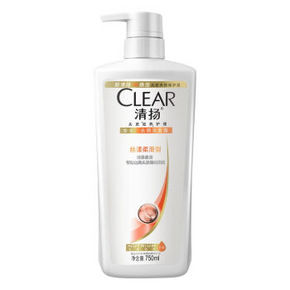 CLEAR 清扬 女士洗发露 丝漾柔滑型 750ml 49.9元